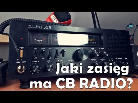 Jaki zasięg ma CB radio? Odkryj, co wpływa na jego zasięg Jaki zasięg ma CB radio? Odkryj, co wpływa na jego zasięg